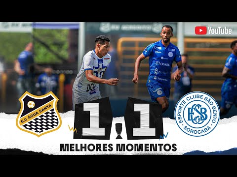 Gols e lances de Água Santa x São Bento