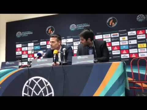 Promitheas Patras BC vs. medi bayreuth, Basketball Champions League, 09.01.2019, PK mit Raoul Korner