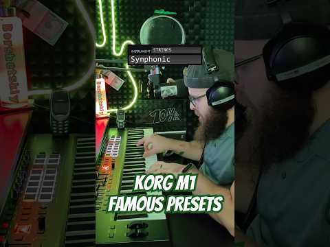 KORG M1 FAMOUS PRESETS! #korg #m1 #music #synth #shorts