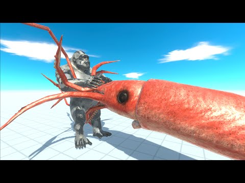 NEW COLLOSAL SQUID vs EVERY UNIT - Animal Revolt Battle Simulator