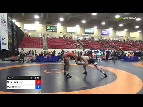 2018 Marine Corps US Open/Senior Men's Freestyle 79 Con 4 - Nathan Jackson (NJRT) Vs. Michael Thel