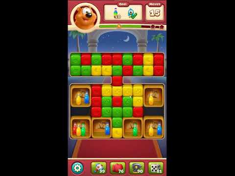 Toon Blast Level 3440 - NO BOOSTERS 🐻🐺🐱 | SKILLGAMING ✔️