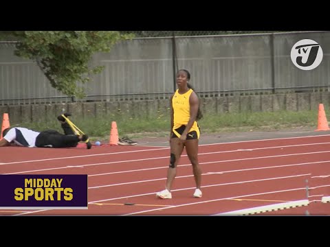 Shelly Ann Fraser Pryce in Training in Paris tvjmiddaysportsnews