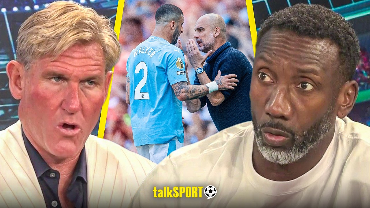 Jimmy Floyd Hasselbaink EXAMINES Kyle Walker & Pep Guardiola FEUD and reveals PLAYER INSIGHT!