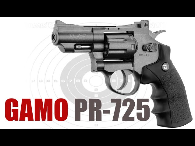 Vídeo relacionado con Ecommur. PR-725 gamo | Revólver de Aire comprimido y perdigones semiautomático 4,5mm + maletín + 2 Cajas de balines y CO2