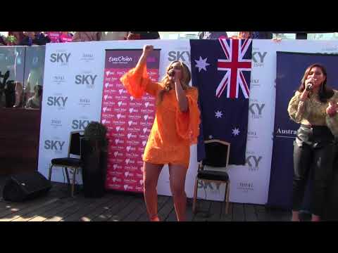 ESCKAZ in Lisbon: Jessica Mauboy (Australia) - We Got Love (at Australia reception)