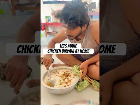 Bachelor style biryani❤️ #shorts #shortsindia #telugu #teluguvlogs #chicken #biryani #shisha #foodie