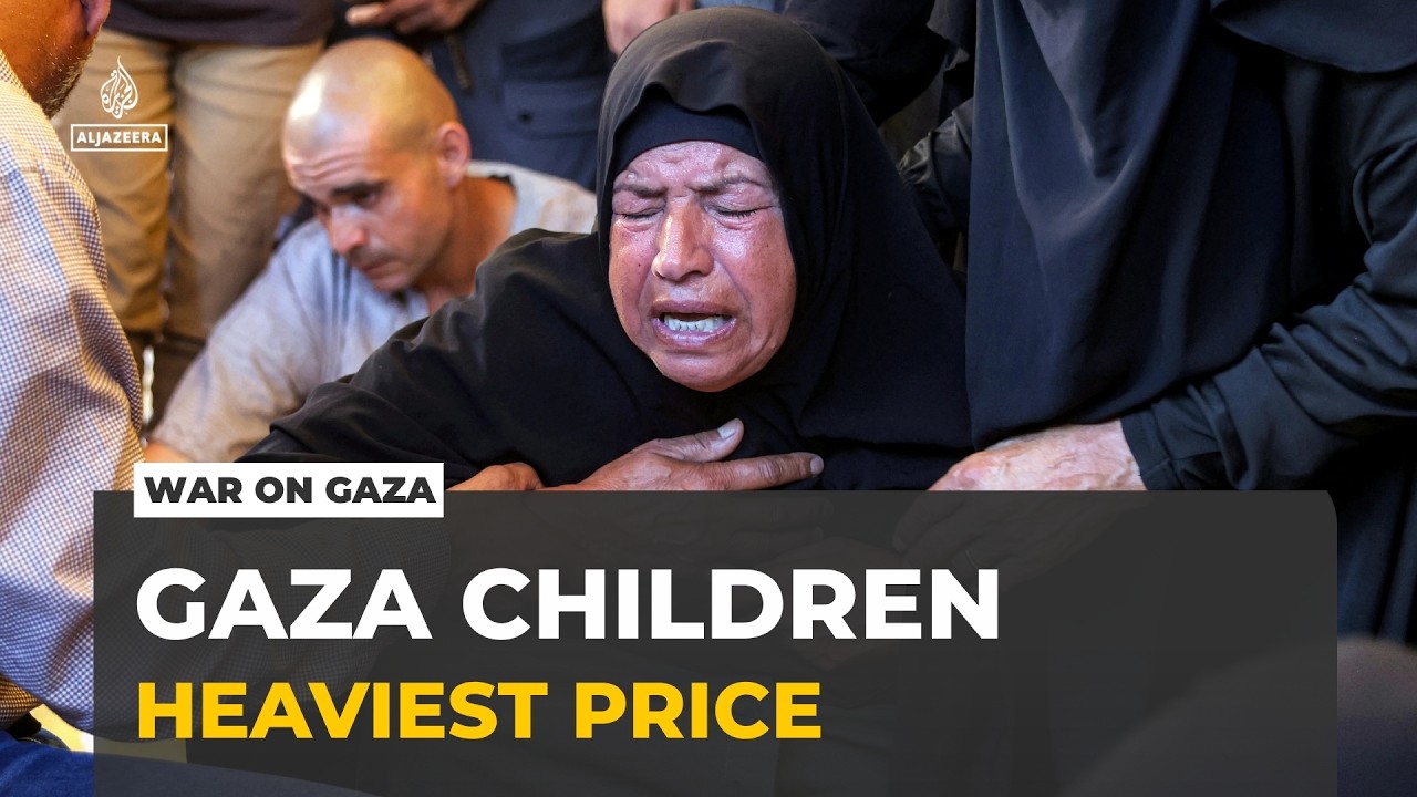 Israel's war on Gaza : Children continue to pay the heaviest price