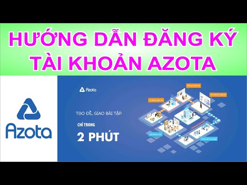 Hướng dẫn đăng kí tài khoản Azota