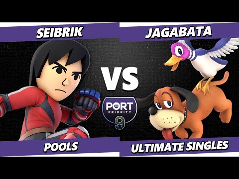 Port Priority 9 - Seibrik (Mii Brawler) Vs. Jagabata (Duck Hunt) Smash Ultimate - SSBU