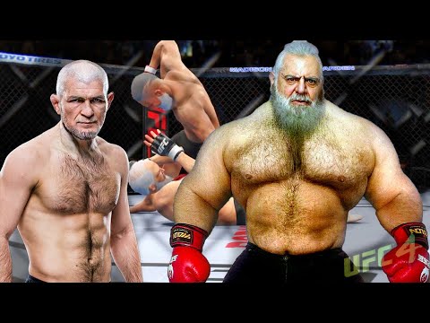 UFC4 | Old Khabib Nurmagomedov vs. Old Sadjjad Gharibi (EA sports UFC 4) - Rematch