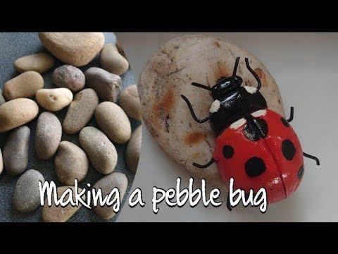 How I Turn a Pebble into a Ladybird / Ladybug with Polymer Clay