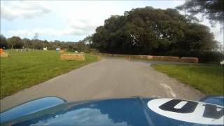 preview picture of video 'Charmouth Manor Farm Hillclimb 22 September 2012 Mini In-car'
