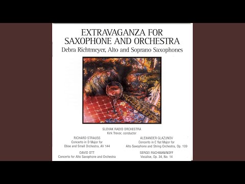 Alto Saxophone Concerto in E flat major, Op. 109