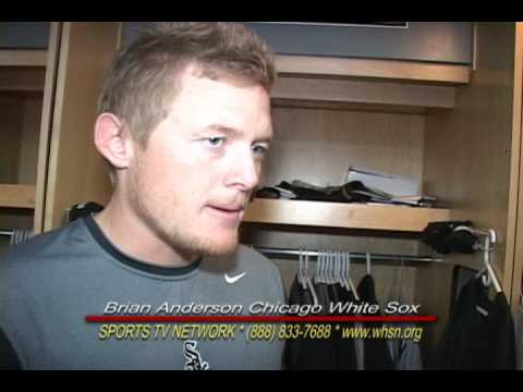 BRIAN ANDERSON CHICAGO WHITE SOX & COACH MAYDEN