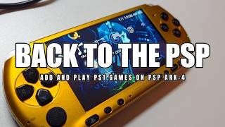 Play PS1 Games On PSP ARK 4 #psp #handheld