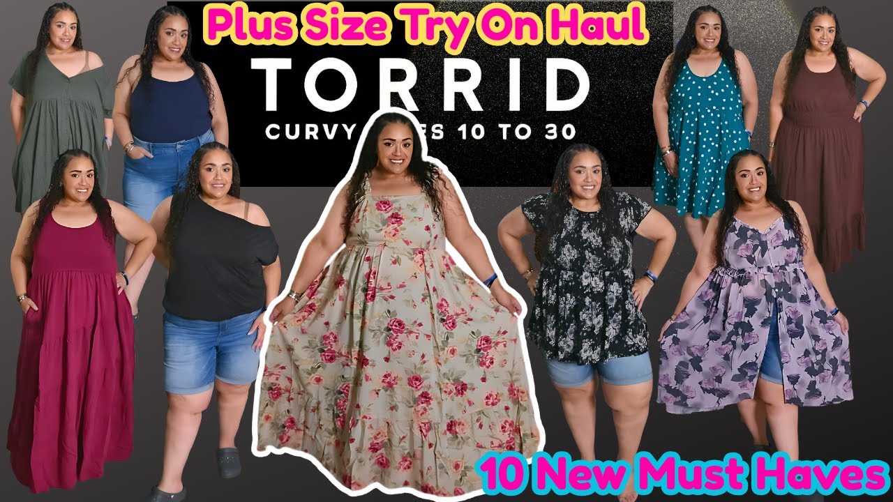 Torrid Plus Size Try On Haul 2025|Plus Size Clothing Haul|Plus Size 2x|FT Bob & Brad|Tasha St James