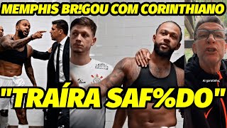 “VOCÊ É UM M*ERD%..VAZOU MEU CONTRATO.. FALA AÍ COVARDE..” A TRETA NO VESTIÁRIO DO CORINTHIANS