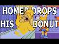 Homer Drops His Donut DOH