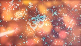 Om motion background | Om Meditation, worship Background HD | abstract worship video | Royalty Free