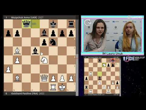Interview w/ Anna Muzychuk after her win in Round 3 Game 1 of Women's World Cup 2021