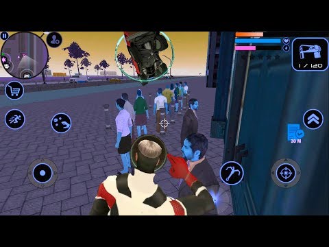 ► Telekinesis Power Level 3 Rope Hero & Super Kick | Naxeex Superhero #11 | Open World Mobile GTA