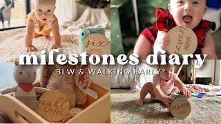 🐣 6-9 Month Old Learning To Walk & Eat Solids | expectation vs reality *as first time parents*