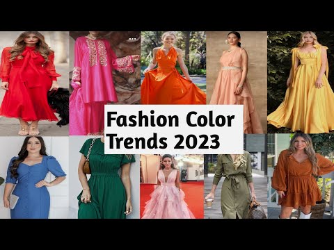 Top 10 Fashion Colors Trends 2023 | Color Of The Year 2023.