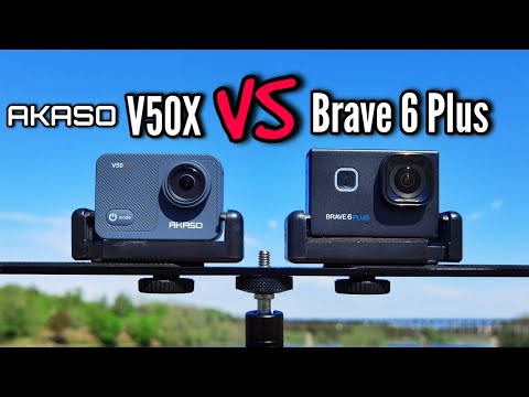 Akaso V50X VS Akaso Brave 6 Plus - Action Camera Comparison
