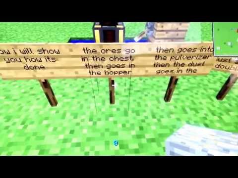 Basic FTB Pulverizer set-up TUTORIAL EASY