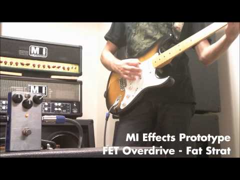 MI Effects Prototype FET Overdrive - Strat Demo