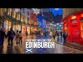 Edinburgh Scotland 󠁧󠁢󠁳󠁣󠁴󠁿 Christmas Night Walking Tour 2023 4K HDR Edinburgh Chris