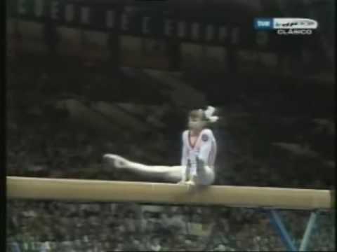 Maria Filatova 1977 Europeans EF Beam
