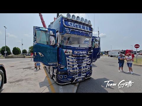 Scania R580 "Golden" / Scania R730 "L'incanto" (V8 Power) Team Gatti Interior - Exterior
