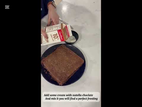 Appetizing Chocolate cake Recipe✨