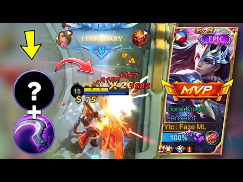 LANCELOT TUTORIAL, BUILD AND ROTATION - TOP GLOBAL LANCELOT GAMEPLAY - MLBB