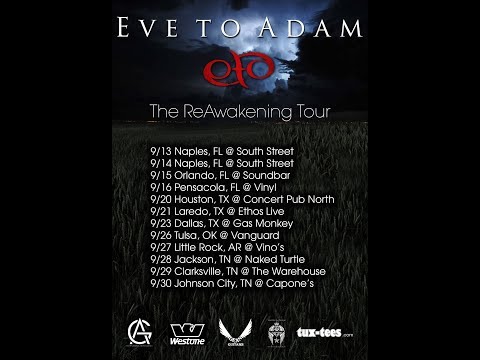 EVE TO ADAM- NEW TOUR ANNOUNCED! #ReAwakeningTour 2018