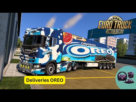 Oreo biscuit delivery + Real Emergency Euro Truck Simulator 2 1.50