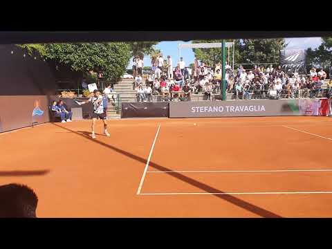 Stefano Travaglia (ATP n.77) - Warm Up and Match Rallies, Atp Challenger Napoli 2021 SF v Griekspoor