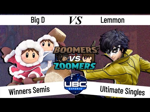 Boomers Vs. Zoomers - Winners Semi Final - Big D (Ice Climbers) Vs. Lemmon (Joker) - SSBU
