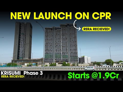 Krisumi Waterside Residences | Indo - Japanese Venture Mega Launch | Phase 3 | Dwarka Expressway