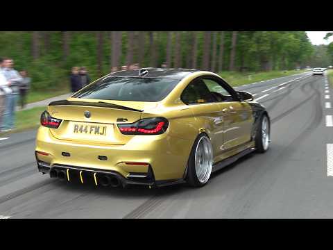 Modified BMW's Leaving BimmerFest WILD! Close Call, Police, Wins & Flames! M5 V10, M3 G80, M4 CSL