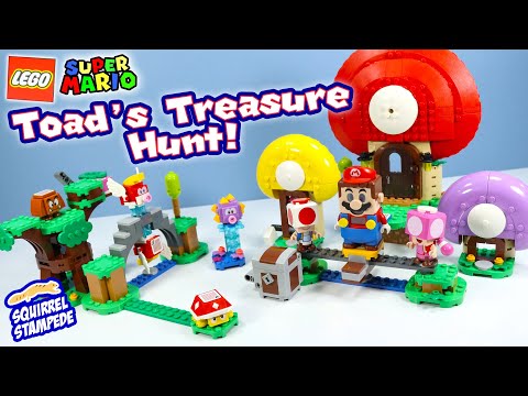 LEGO Super Mario Toad's Treasure Hunt Speed Build Review