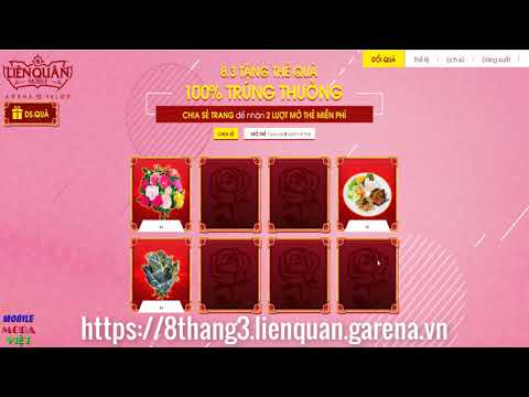 Hướng dẫn nhận miễn phí quà tặng 8 3 Thẻ cào Viettel Liên quân mobile Full HD