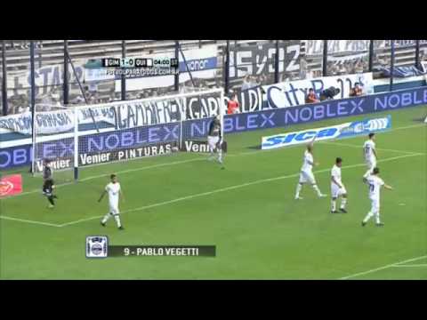 Gol Vegetti  Gimnasia LP 2   Quilmes 0  Fecha 18  Primera División  FPT