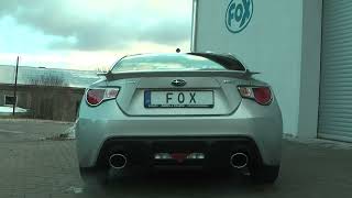 Video: Fox Edelstahl Duplex Sportauspuff-Komplettanlage ab Kat Toyota GT86 u. Subaru BRZ