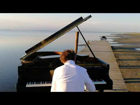PAOLO ZANARELLA improvvisa al tramonto alla spiaggia della Boschettona (PD)