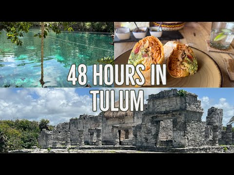 48 Hours in Tulum, Mexico! (Cenotes, Ruins, & Beach Clubs - Oh My!)