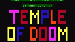 DRAGON 32 - TEMPLE OF DOOM - BLABY COMPUTER GAMES - 1985