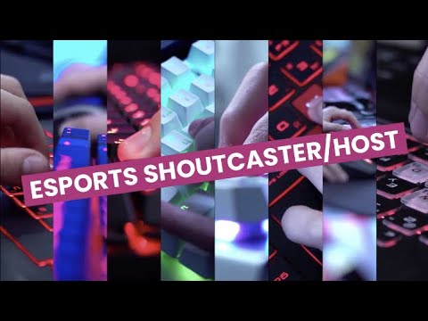 Esports shoutcaster/host video 1